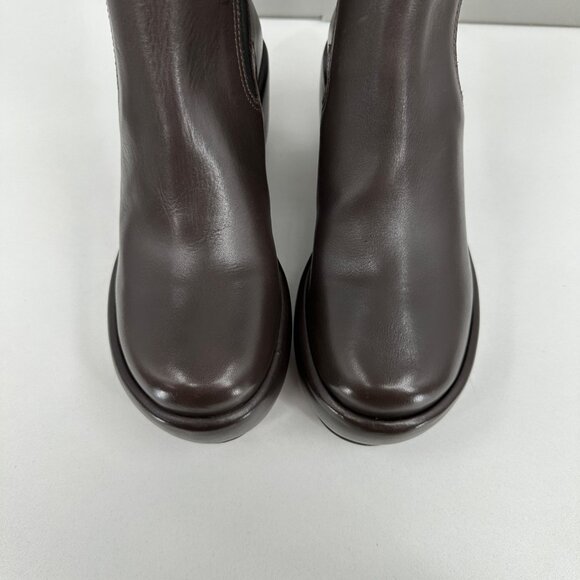 Everlane The Puffa Boot in Dark Brown size 7 Chelsea Ankle 3.25" Chunky Platform - Picture 6 of 12